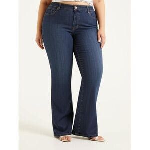 Style & Co Jeans‎ Womens Size 16W Dark Wash Stretch Classic Casual